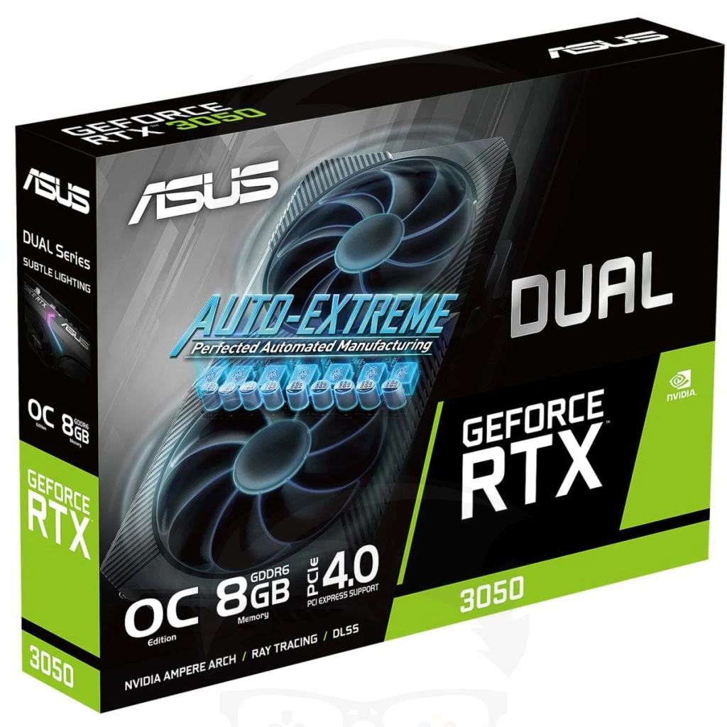 بطاقة الرسوميات ASUS Dual GeForce RTX 3050 V2 OC Edition 8GB GDDR6