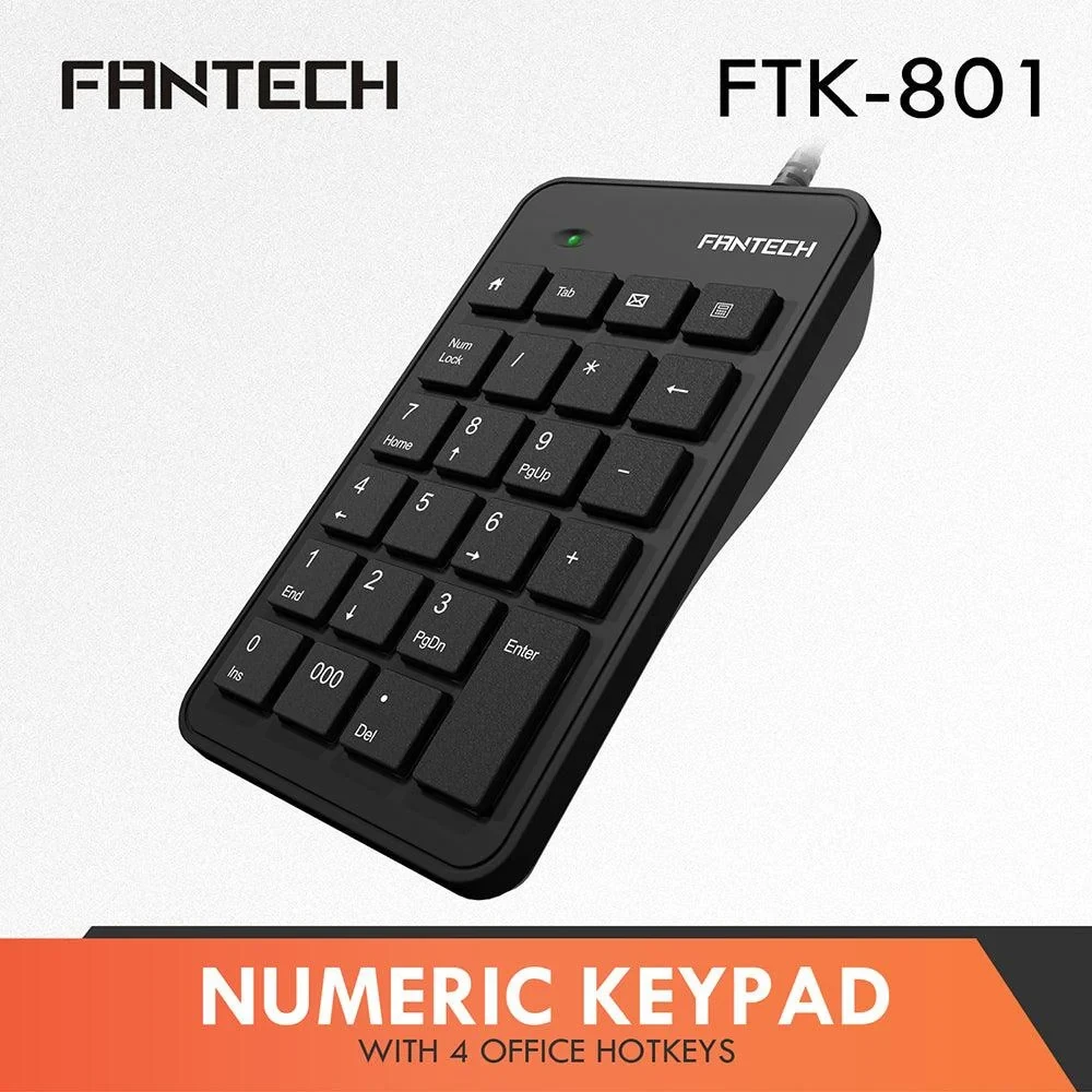 لوحة مفاتيح رقمية USB من FANTECH FTK-801