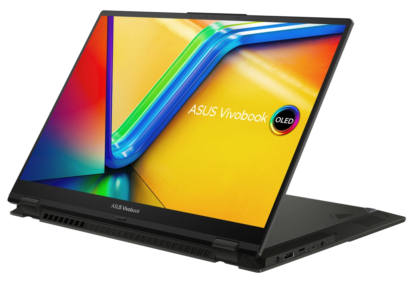 كمبيوتر محمول ASUS Vivobook S16 Flip | Intel® Core™ i5-1335U Gen 13، 16 جيجابايت DDR4، شاشة 16.0 بوصة WUXGA مع ASUS Pen Touch - أسود داكن