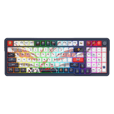 لوحة مفاتيح الألعاب Redragon Eisa K686-RGB Pro اللاسلكية المزودة بـ 98 مفتاحًا مع حشوة RGB