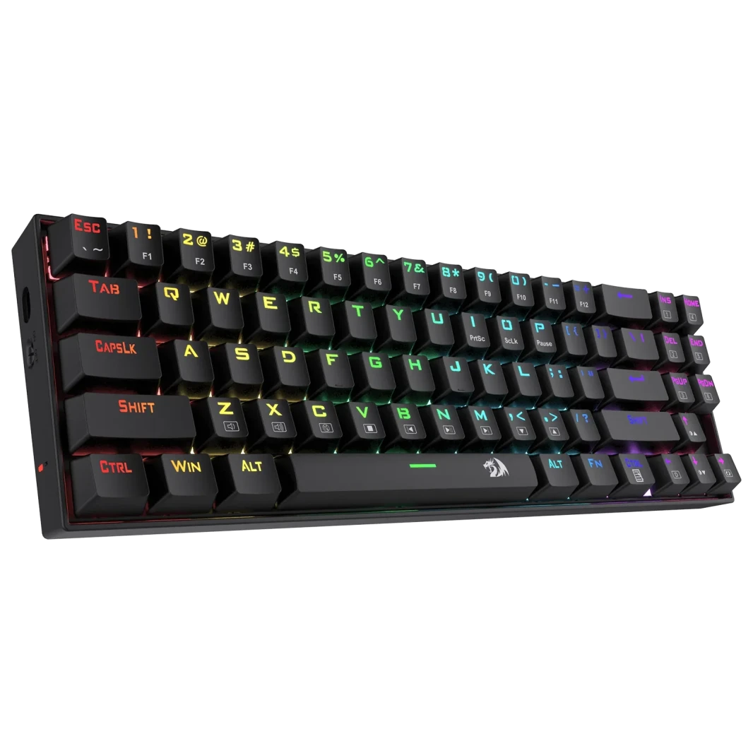 لوحة مفاتيح REDRAGON K599-KRS DEIMOS 65% RGB RED SWITCH للألعاب