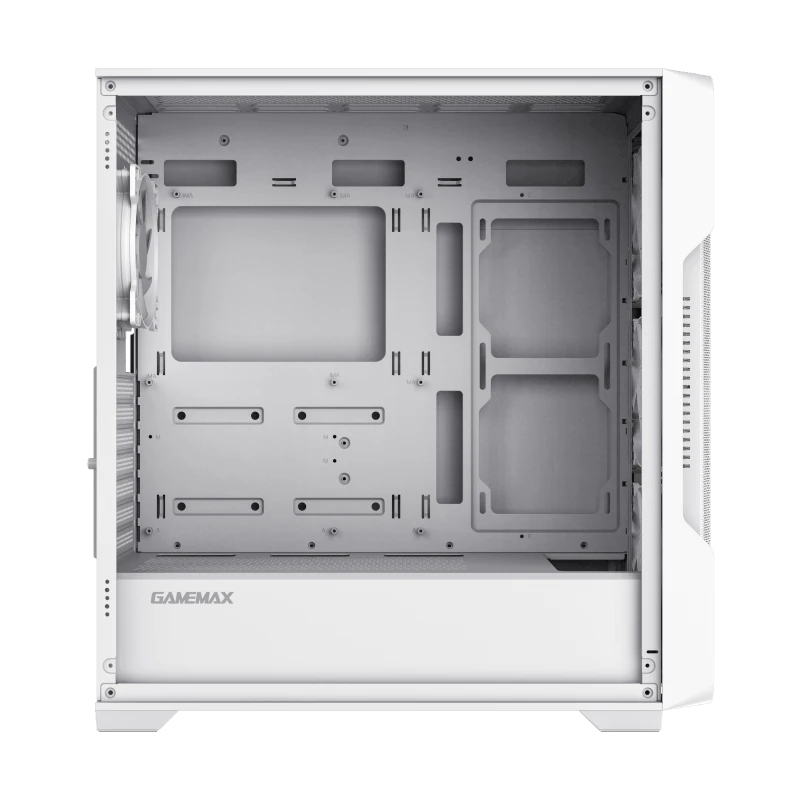 حقيبة ألعاب GameMax Siege White E-ATX متوسطة الحجم
