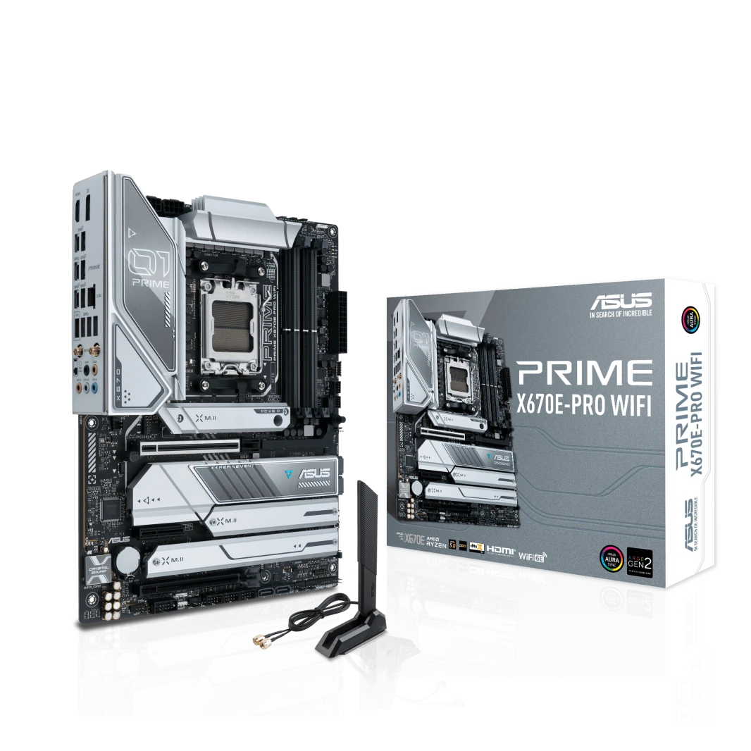 اللوحة الأم ASUS PRIME X670E-PRO WIFI AMD Ryzen 7000-series AM5/DDR5