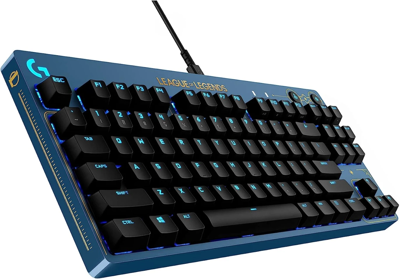 لوحة مفاتيح الألعاب الميكانيكية Logitech G PRO Tenkeyless، RGB League of Legends Edition
