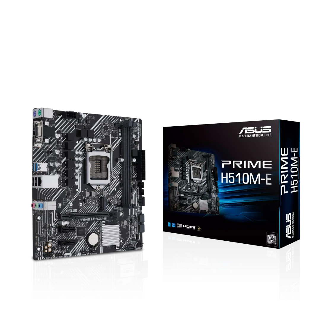 اللوحة الأم ASUS PRIME Intel® H510 (LGA 1200) micro ATX مع اللوحة الأم PCIe 4.0