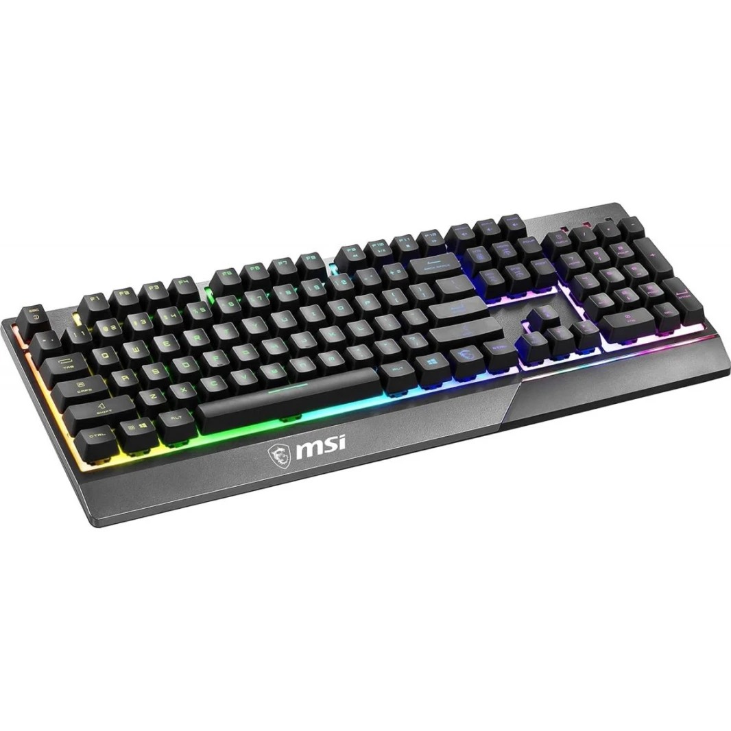لوحة مفاتيح الألعاب MSI Vigor GK30 RGB ذات الإضاءة RGB ذات 6 مناطق
