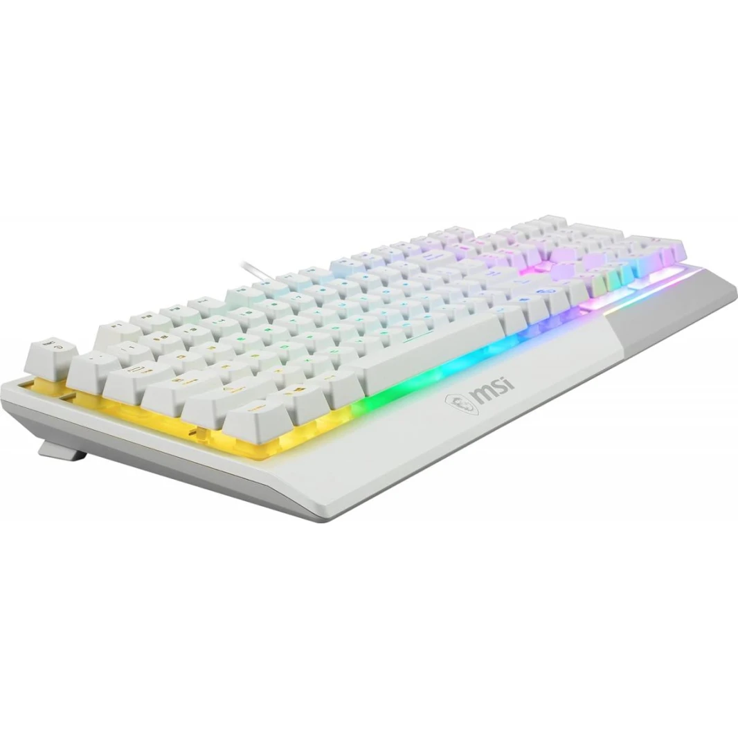 لوحة مفاتيح الألعاب MSI Vigor GK30 RGB ذات الإضاءة RGB ذات 6 مناطق