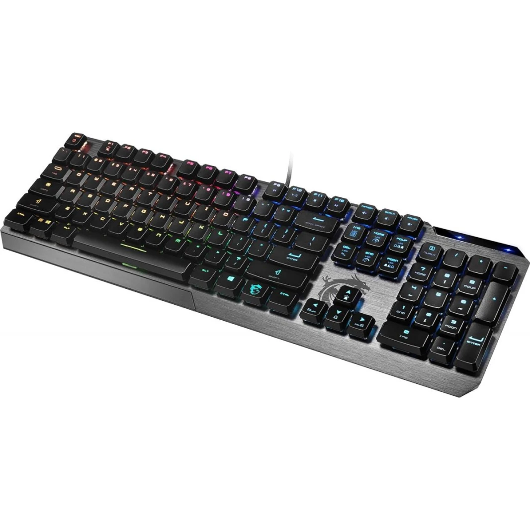 لوحة مفاتيح الألعاب الميكانيكية MSI Vigor GK50 ذات التصميم المنخفض RGB