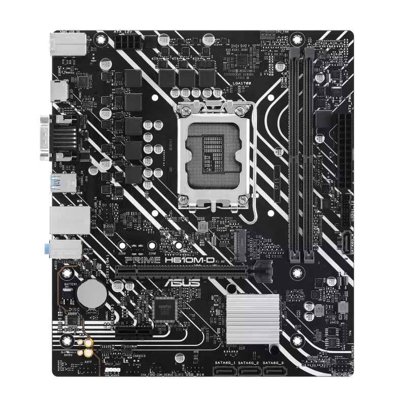 اللوحة الأم ASUS PRIME H610M-D DDR5 (الجيل الثالث عشر والثاني عشر) LGA1700 micro-ATX