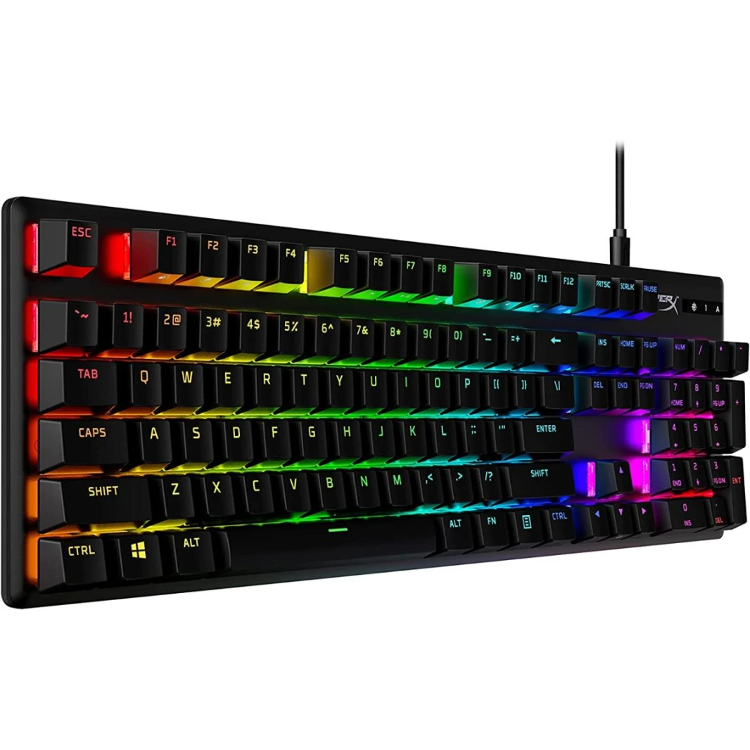 لوحة مفاتيح الألعاب الميكانيكية HyperX Alloy Origins PBT HX Red