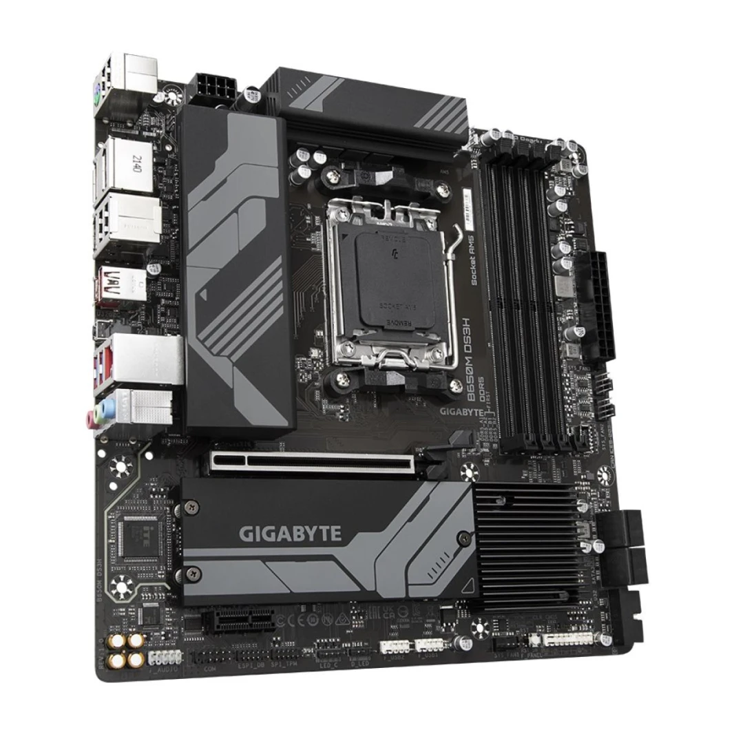 GIGABYTE B650M DS3H AMD RYZEN 7000 Series AM5/DDR5 - لوحة أم للألعاب mATX