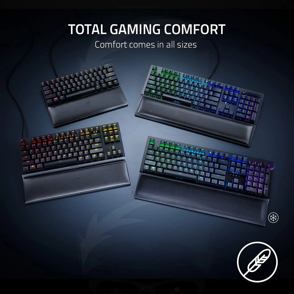 مجموعة ترقية أغطية المفاتيح Razer Phantom - أسود