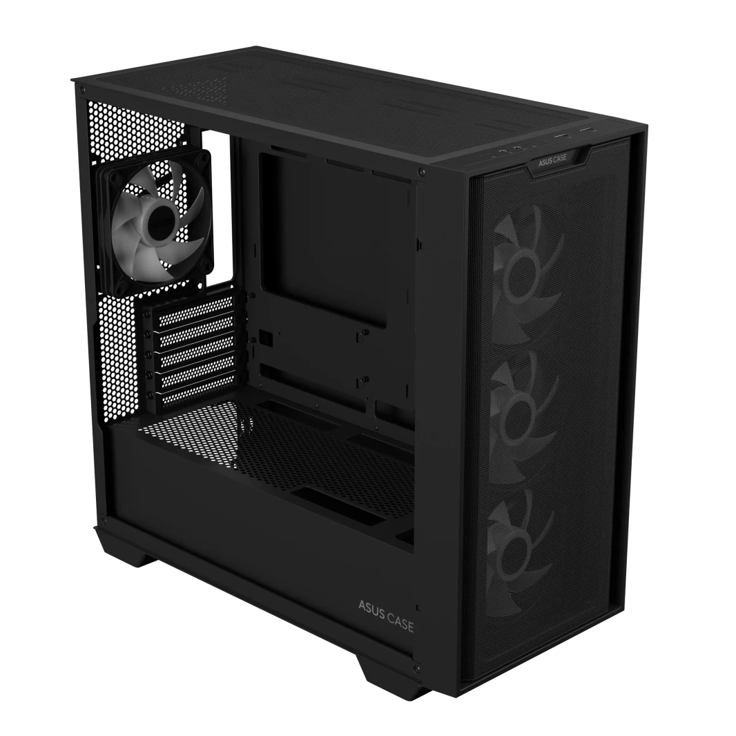 ASUS A21 PLUS microATX دعم للوحات الأم ذات الموصلات المخفية مراوح ARGB هيكل الألعاب
