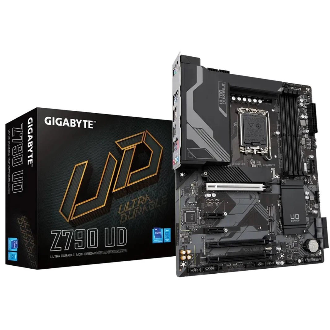 GIGABYTE Z790 UD، Intel 13th 12th Series، LGA 1700-DDR5 - اللوحة الأم ATX