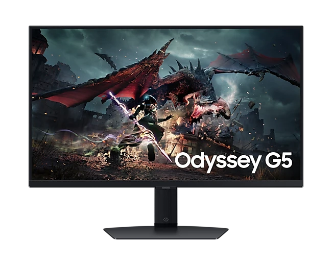 Samsung Odyssey G5 2024 (DG502) 32" Flat Monitor IPS 2K 180Hz | HDR 400 Gaming Monitor