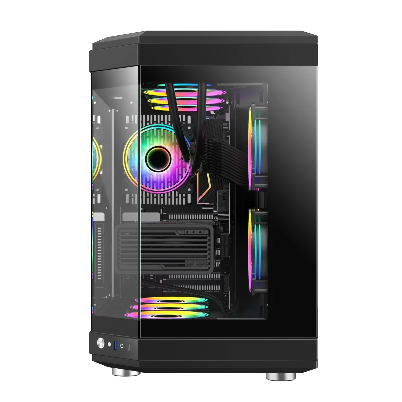 GAMEMAX HYPE Black ATX ARGB GAMING CASE