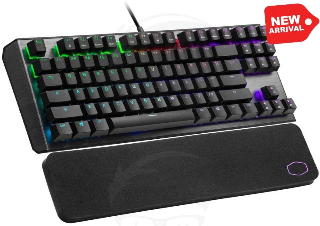 Cooler Master CK530 V2 Tenkeyless Gaming Mechanical Keyboard Red Switch with RGB Backlighting