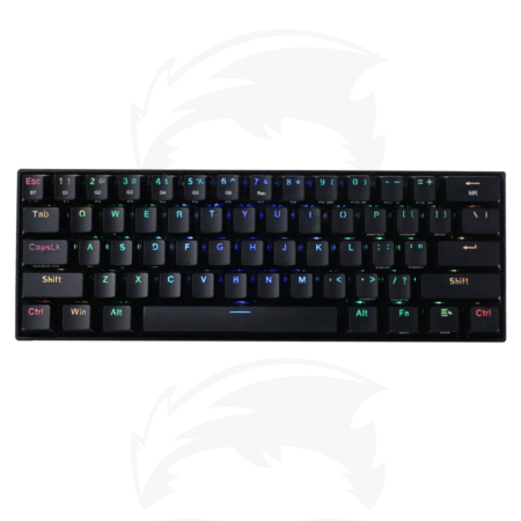 Redragon K530 PRO Draconic 60% RGB Wireless Mechanical Keyboard Black