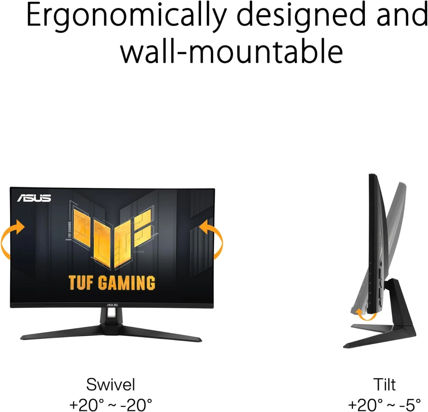 ASUS TUF Gaming VG27AQ3A  – 27", 2K, 180Hz, Fast IPS, 1ms, G-Sync Gaming Monitor