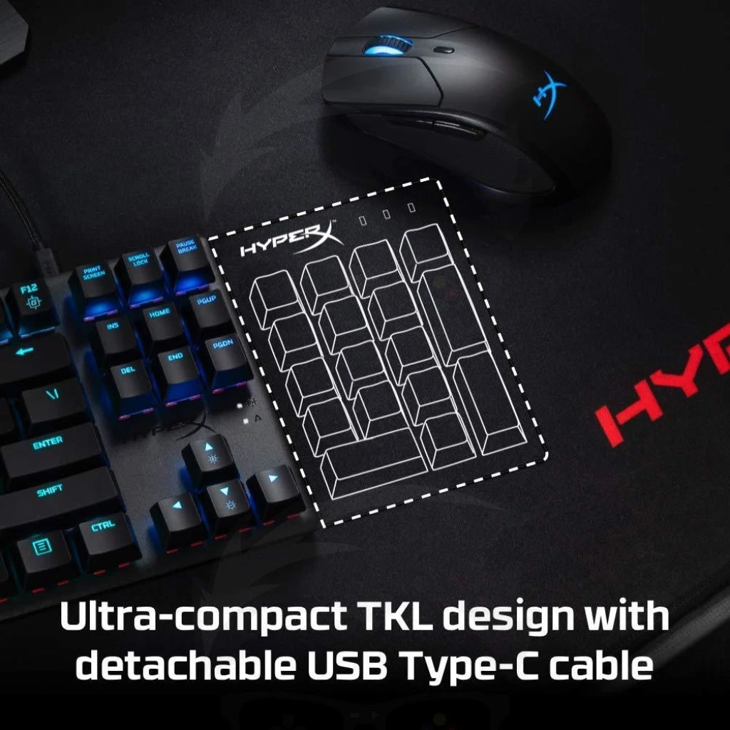 HyperX Alloy Origins Core - Tenkeyless Mechanical Gaming Keyboard