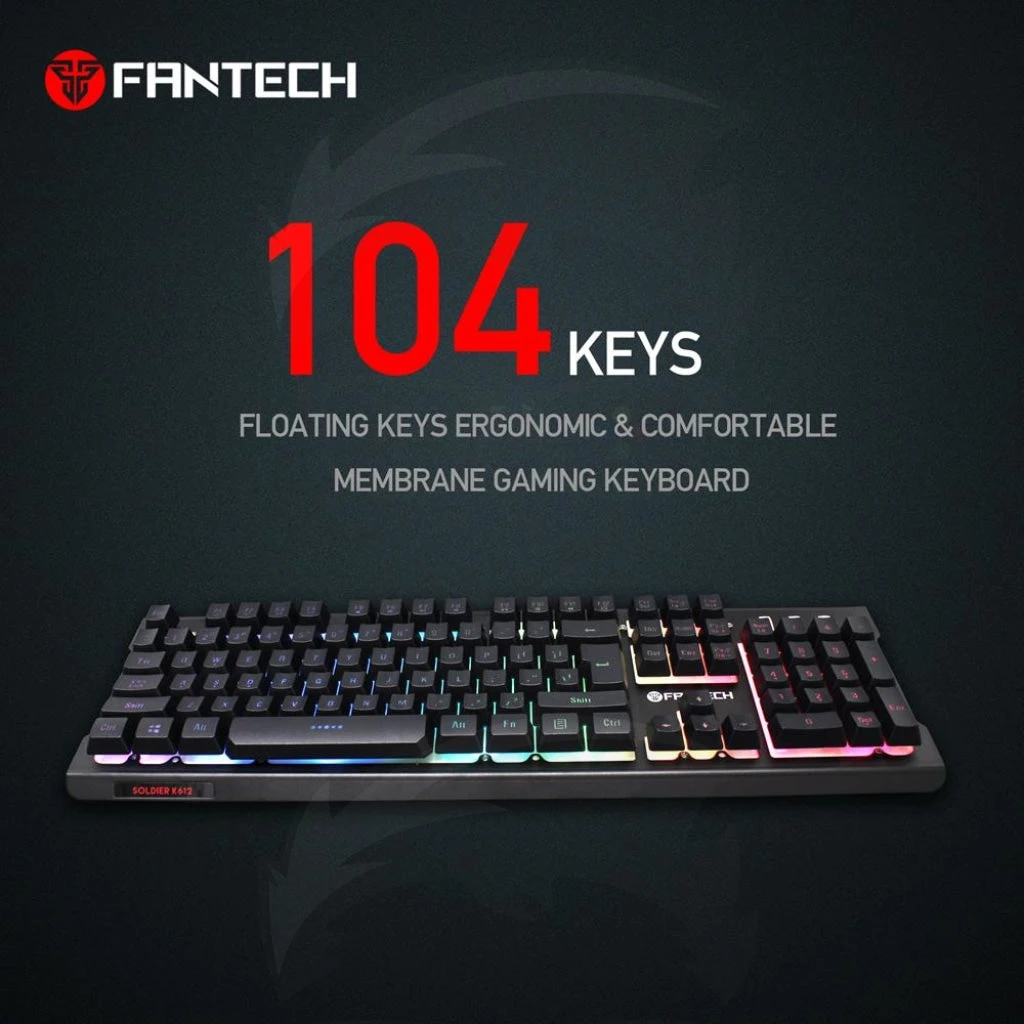 FANTECH K612 Soldier RGB Gaming Keyboard