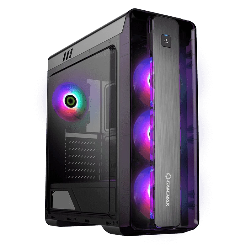 GAMEMAX MoonLight FRGB BK GAMING CASE