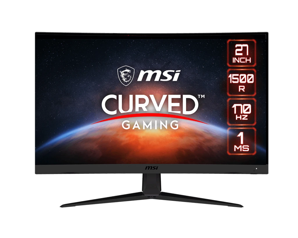 MSI G27C5 E2 Curve 1500R, 27" FHD, 170Hz, 1ms VA , adjustable Black Gaming Monitor