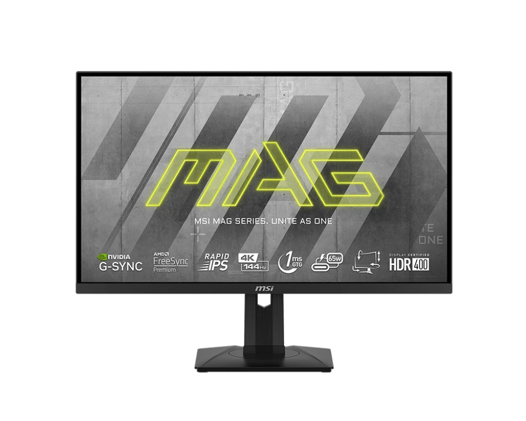 MSI MAG274UPF Flat, 27" UHD 4k 144Hz HDMI 2.1, 1ms IPS, Black Gaming Monitor