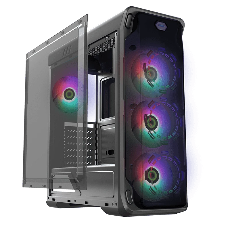 حقيبة ألعاب GAMEMAX Starlight FRGB باللون الأسود