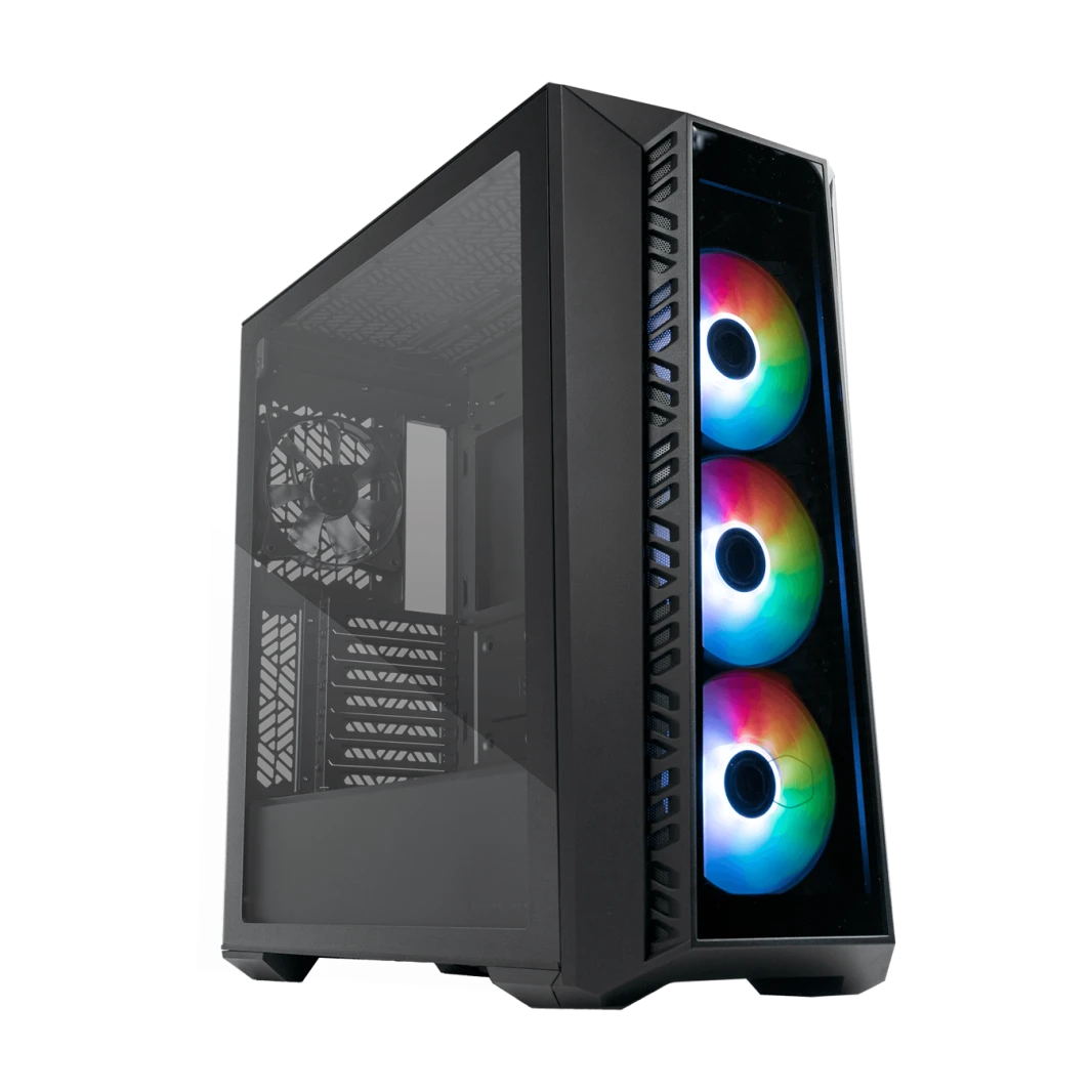 علبة ألعاب Cooler Master MASTERBOX 520 MESH ARGB Mid Tower باللون الأسود