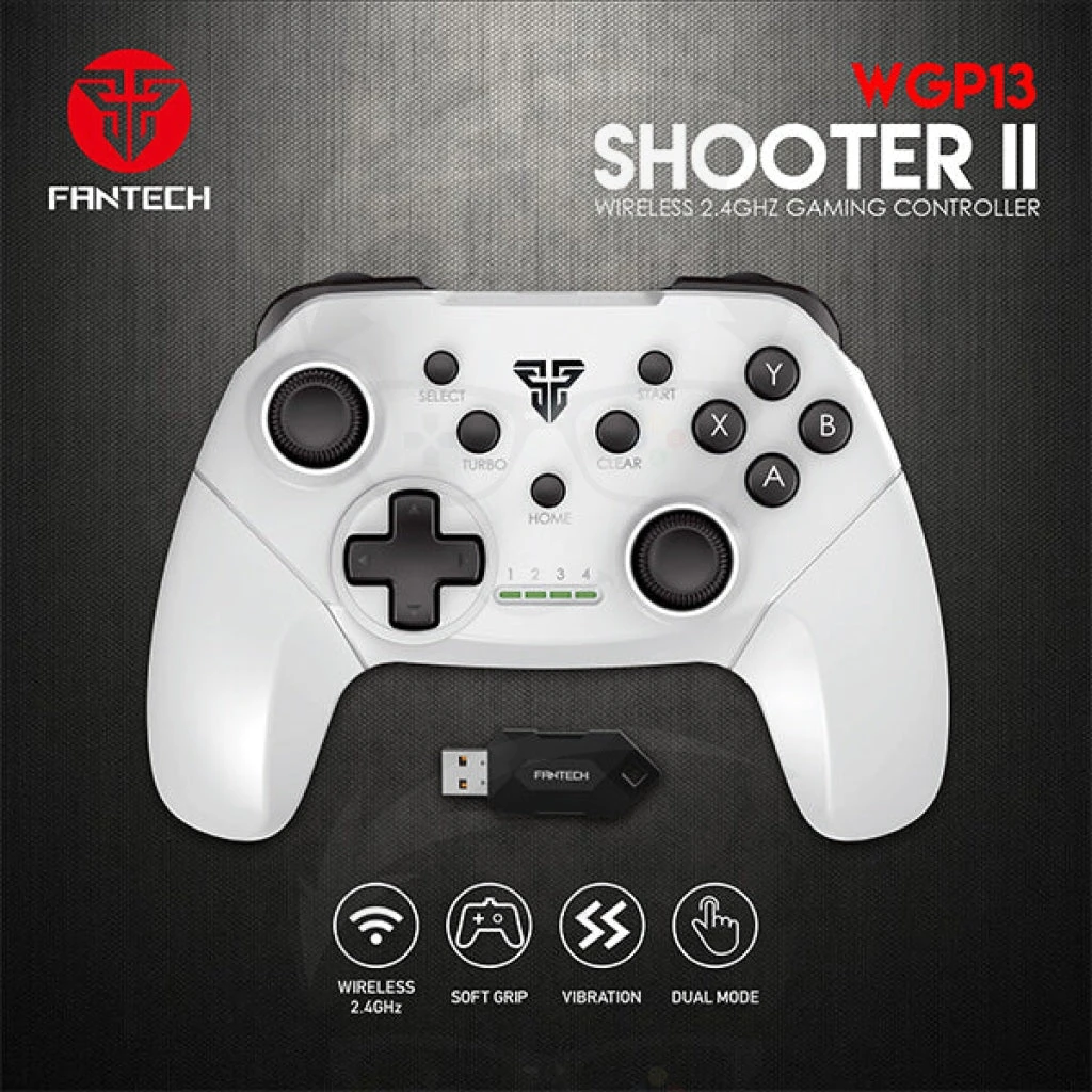 وحدة تحكم الألعاب FANTECH SHOOTER II WGP13 (أزرق / أبيض)