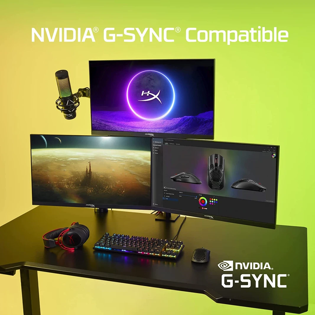 شاشة HyperX Armada 25 – 24.5 بوصة، FHD، 240 هرتز، IPS – شاشة ألعاب