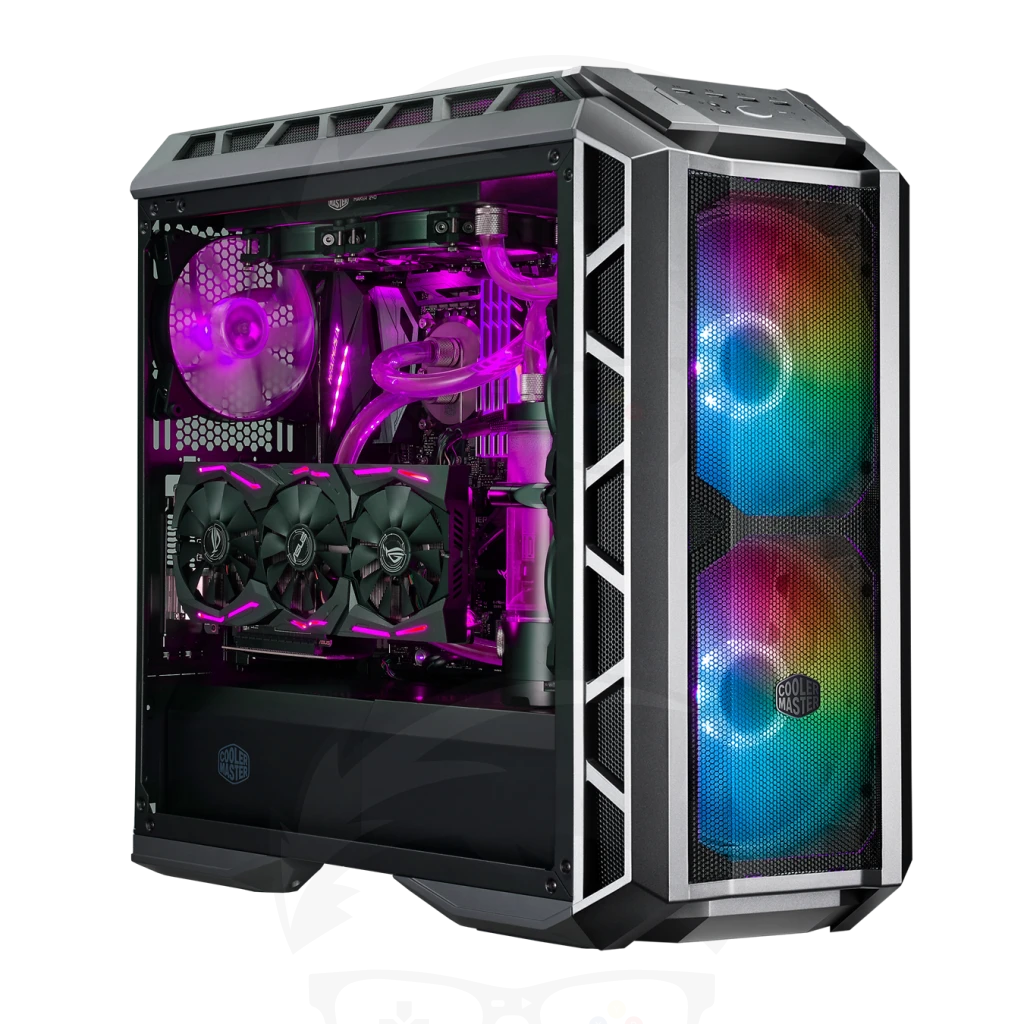 علبة ألعاب COOLER MASTER H500P Mesh باللون الرمادي ARGB
