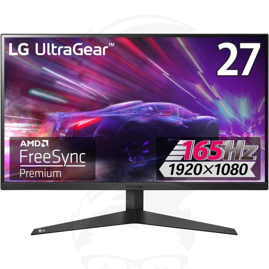 شاشة ألعاب LG 27GQ50F-B UltraGear مقاس 27 بوصة بدقة Full HD ومعدل تحديث 165 هرتز ووقت استجابة 1 مللي ثانية