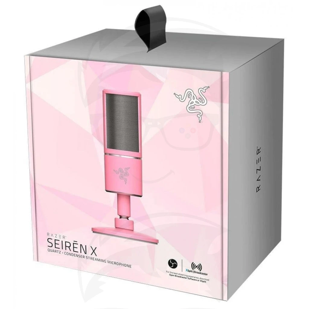 ميكروفون Razer Seiren X USB Streaming باللون الوردي الكوارتز