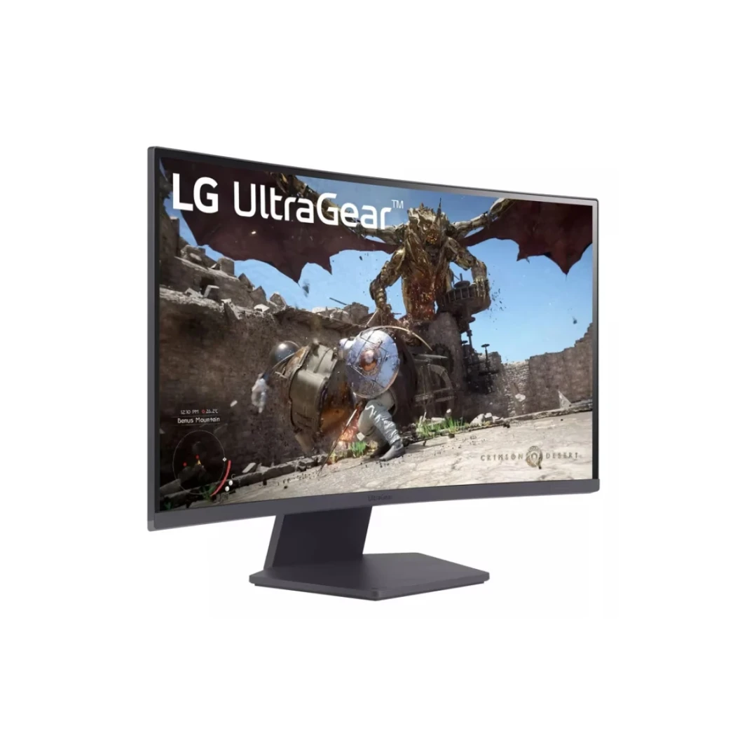 شاشة الألعاب المنحنية LG 32GS60QC-B 32 UltraGear™ QHD 180Hz 1ms AMD FreeSync™ HDR10 1000R