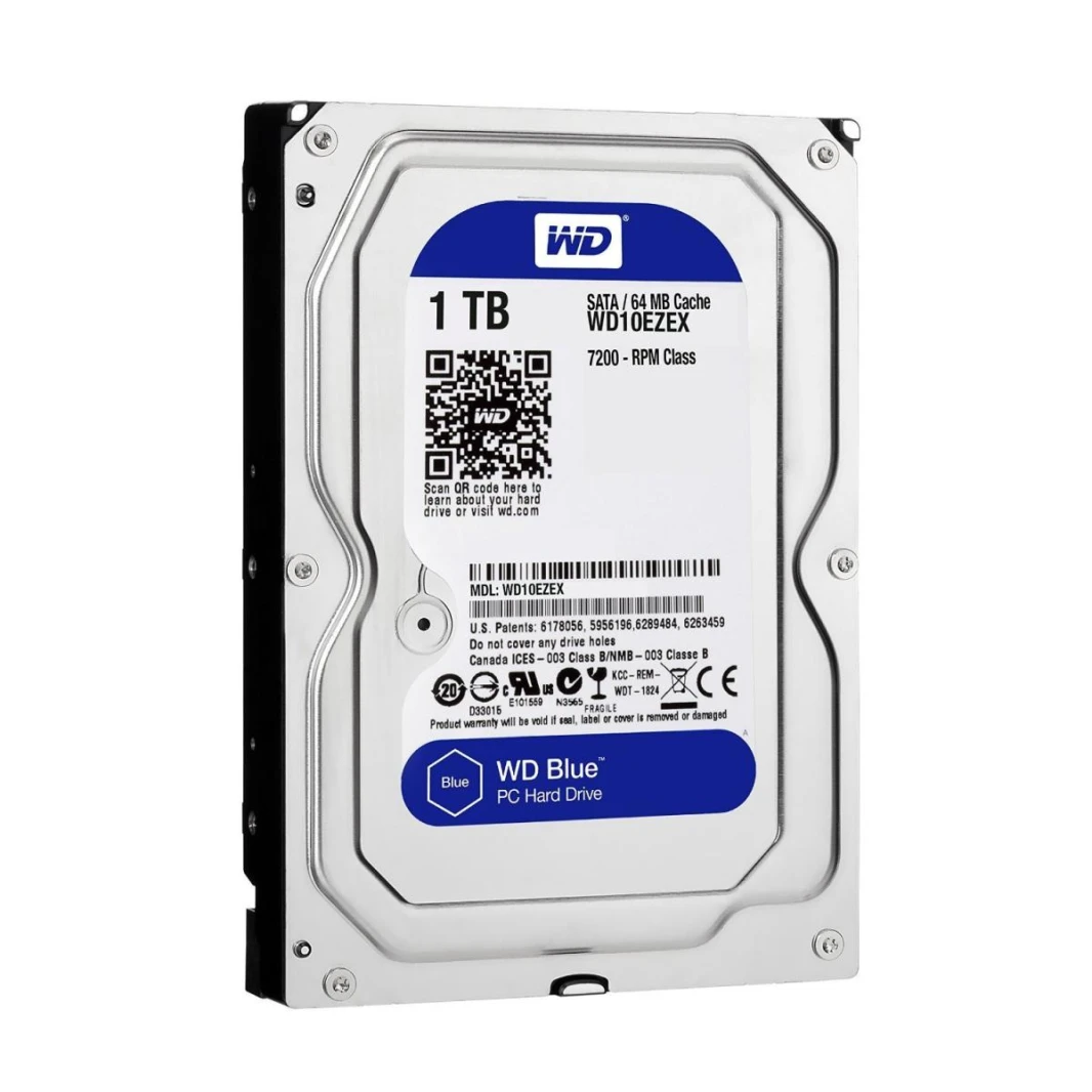 محرك الأقراص الصلبة WD Blue SATA سعة 1 تيرابايت