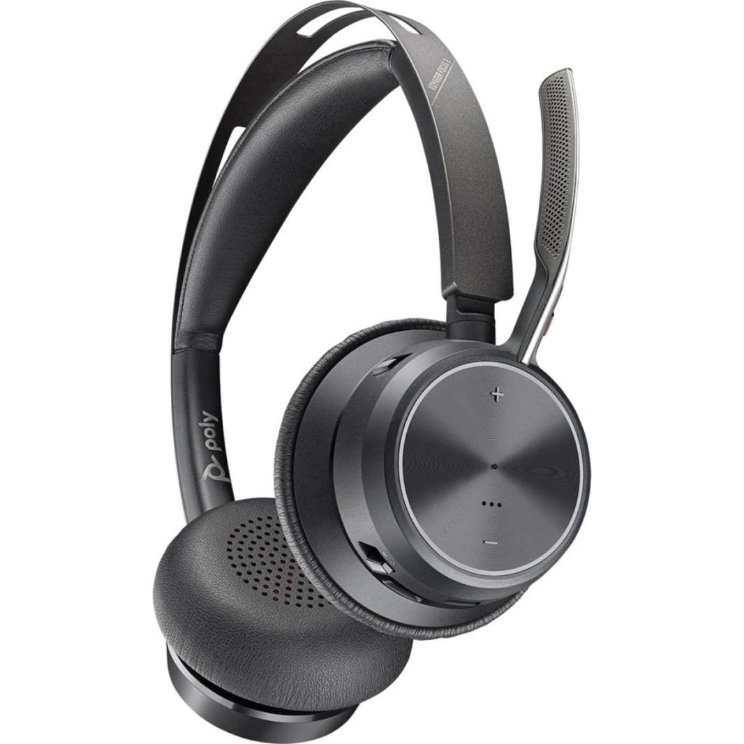 سماعة POLY Voyager Focus 2 UC من Microsoft بمنفذ USB-C