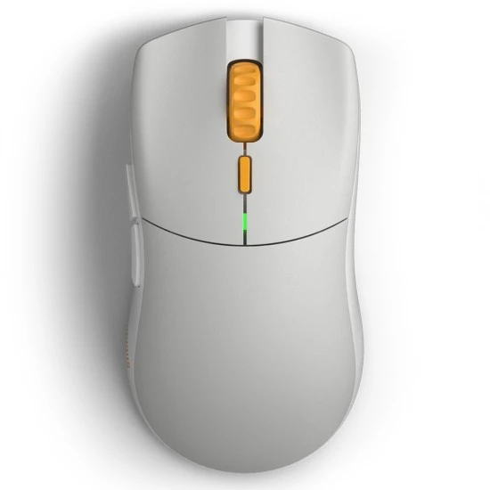 ماوس لاسلكي من سلسلة Glorious One PRO - Genos-Grey/Gold-Forge