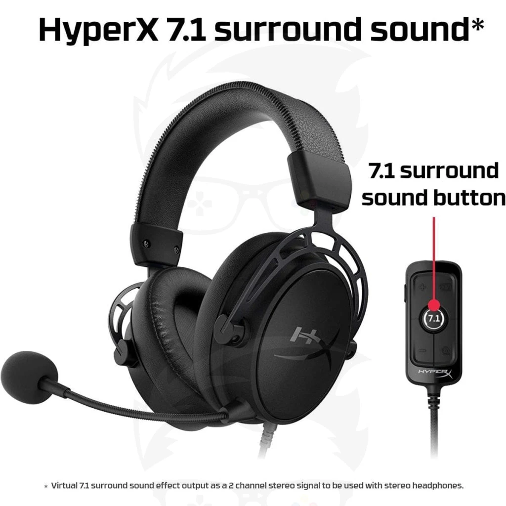 HyperX Cloud Alpha S 7.1 GAMING HEADSET Blackout