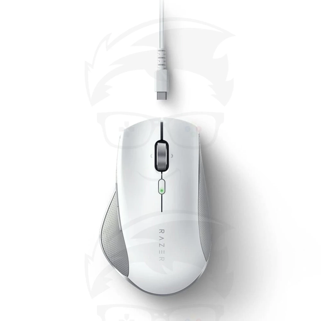 ماوس Razer Pro Click اللاسلكي عالي الدقة والمريح - أبيض