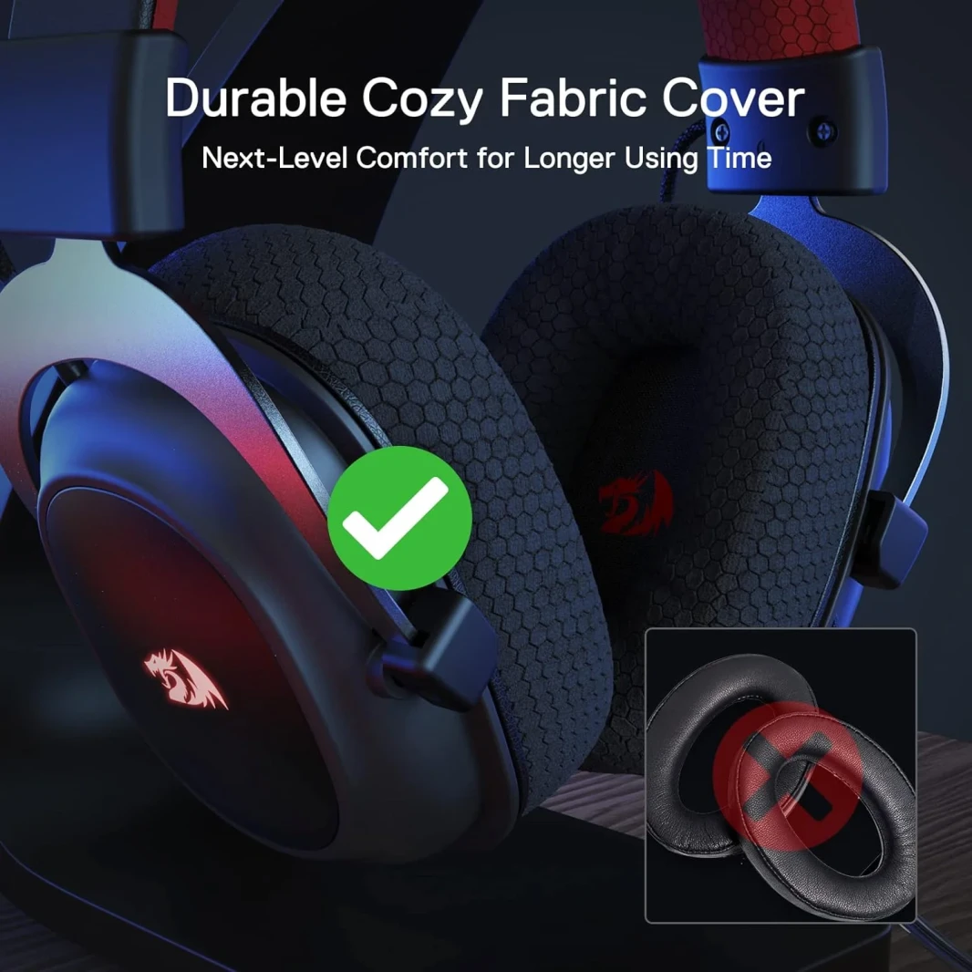 سماعة الألعاب اللاسلكية Redragon H510 PRO Zeus-X RGB - صوت محيطي 7.1