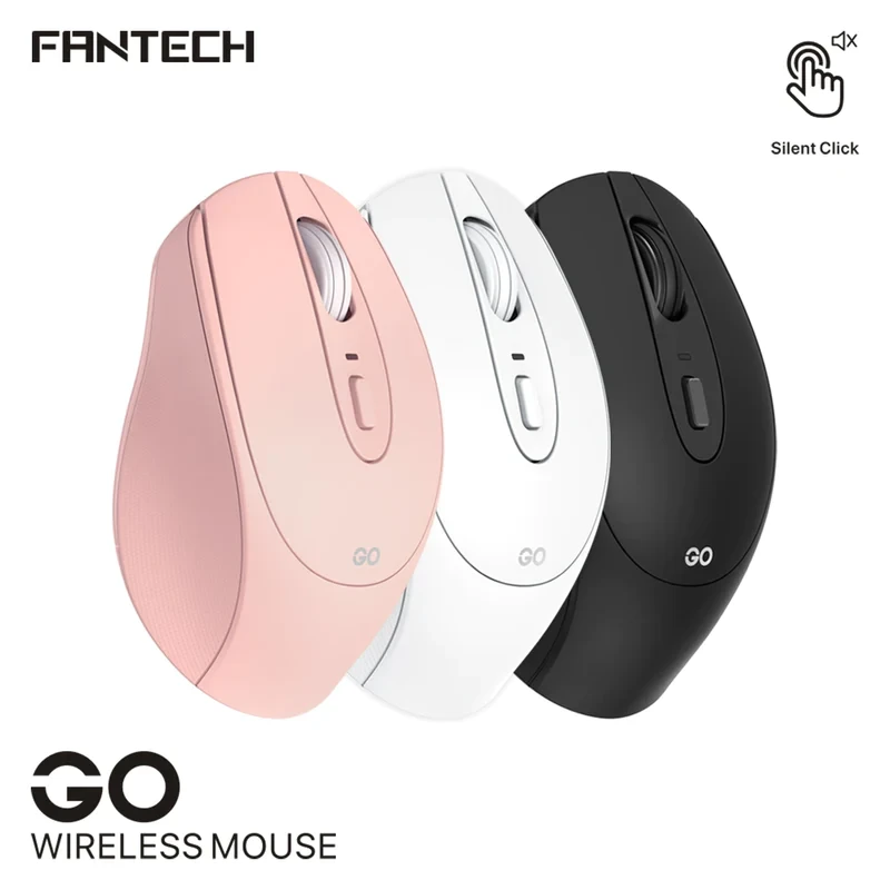Fantech GO W191 with Silent Click Wireless Mouse