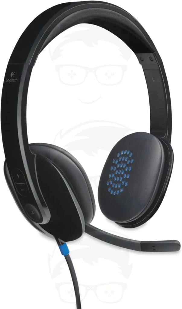 سماعة رأس Logitech H540 USB مع ميكروفون مضاد للضوضاء - سماعة كمبيوتر