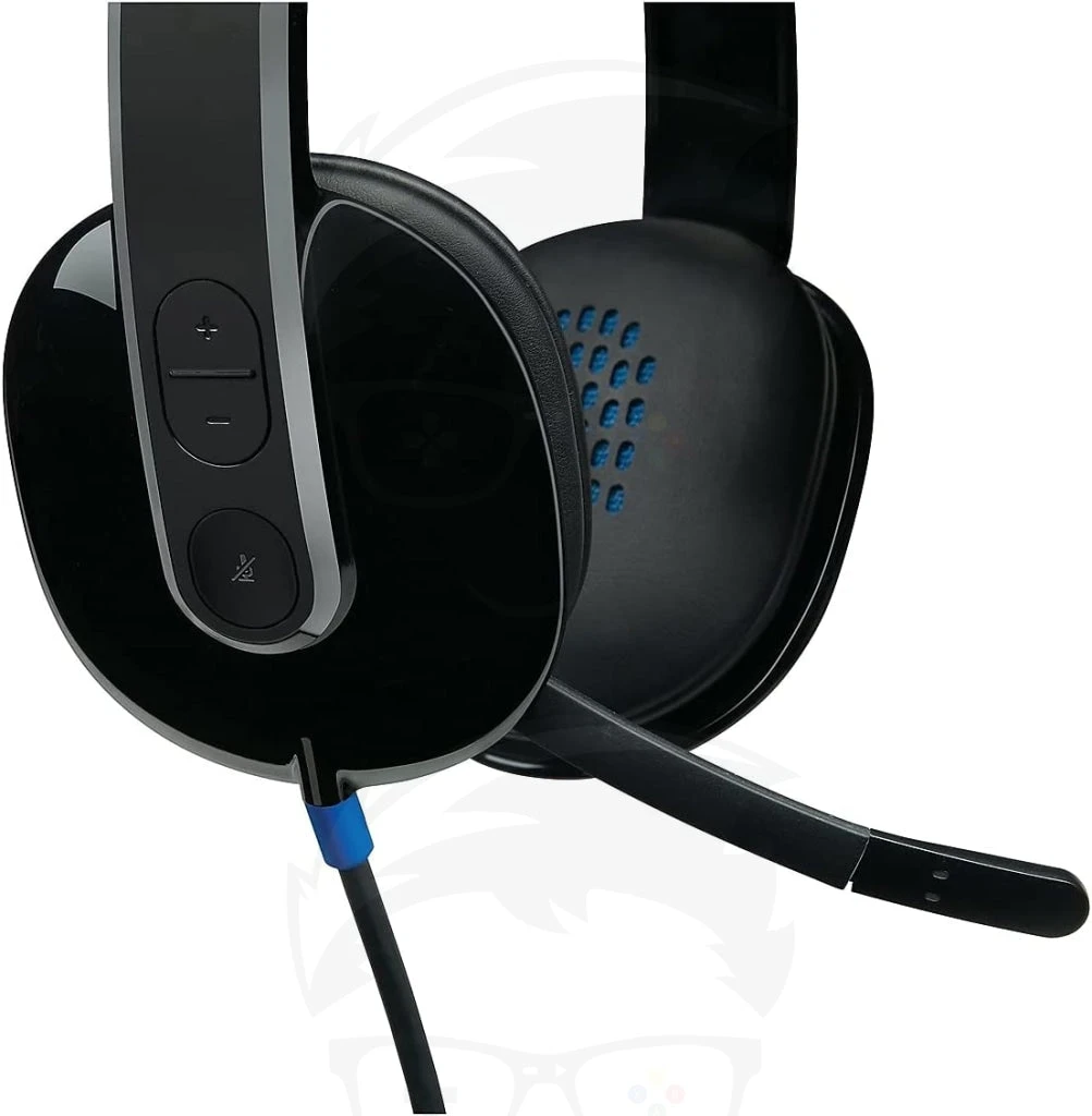 سماعة رأس Logitech H540 USB مع ميكروفون مضاد للضوضاء - سماعة كمبيوتر