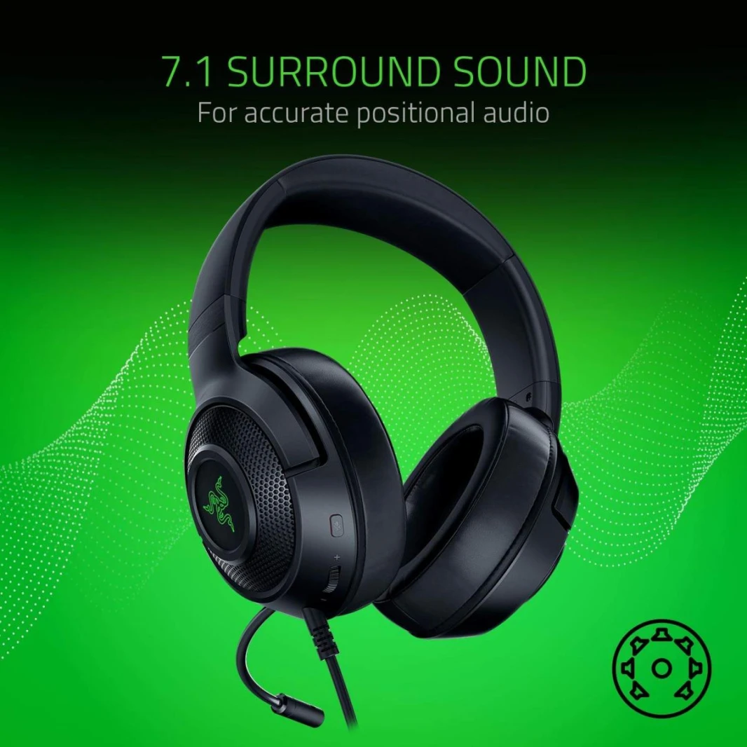 سماعة Razer Kraken X USB Ultralight 7.1