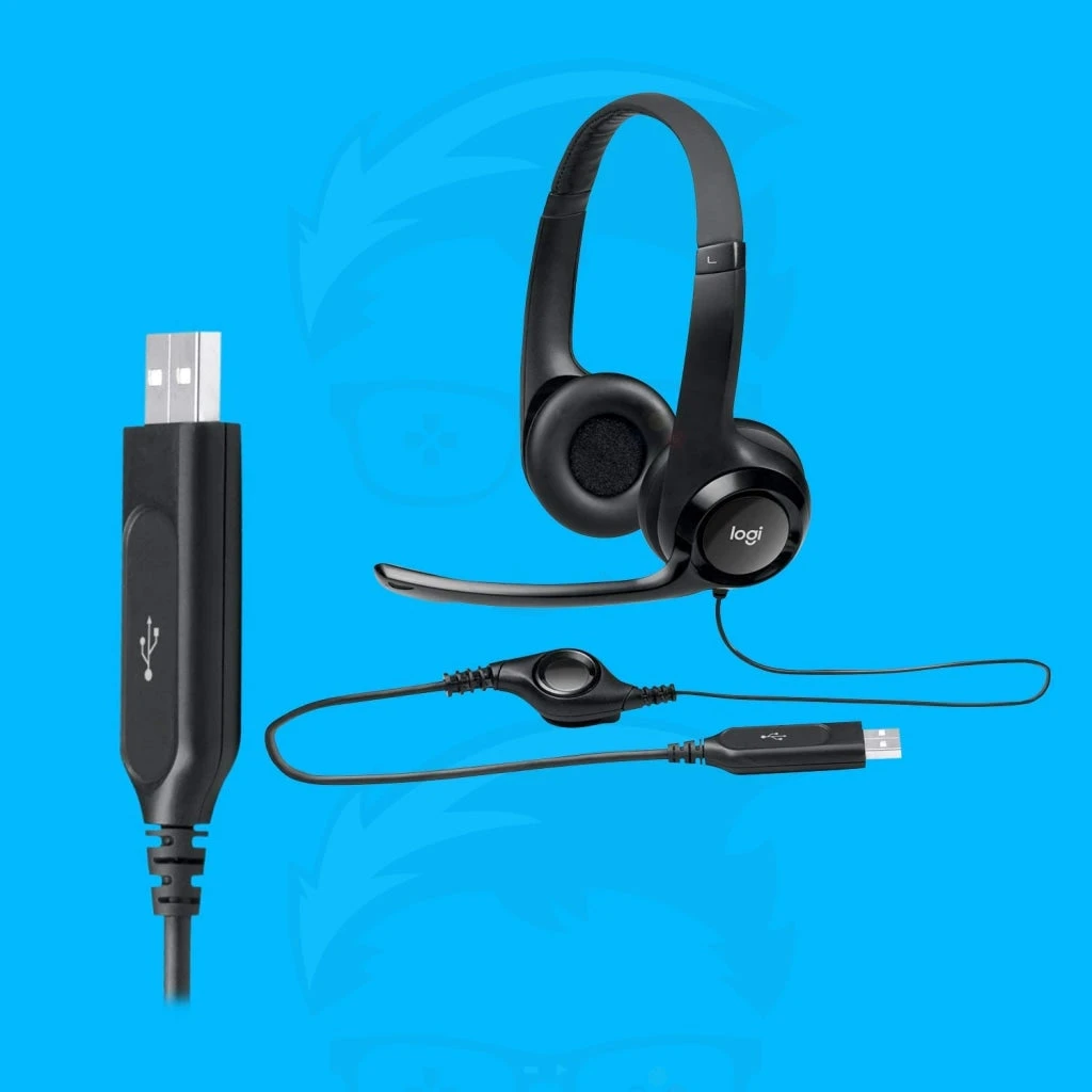 سماعة كمبيوتر USB Logitech H390