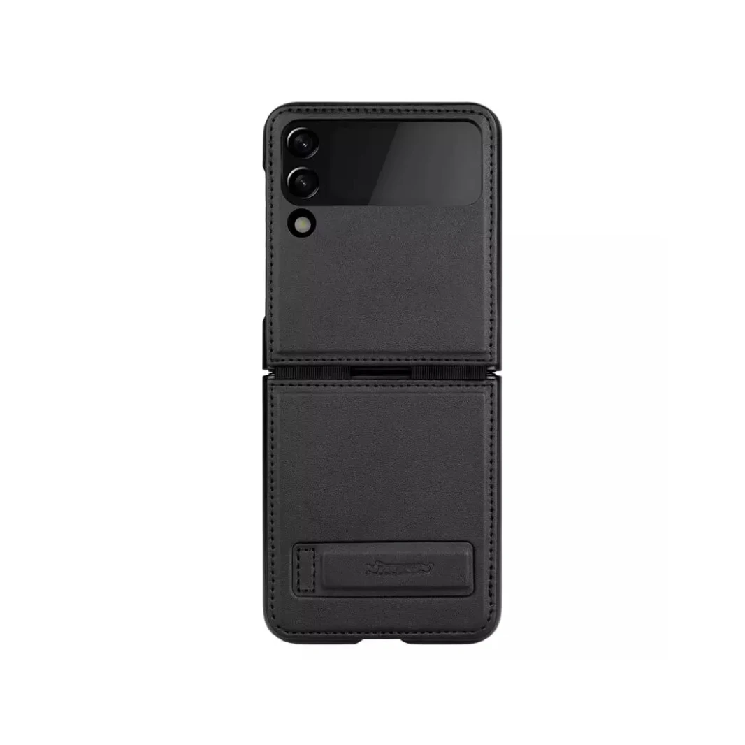 جراب Nillkin Qin Vegan من الجلد لهاتف Samsung Galaxy Z Flip4 5G