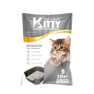 رمل قطط Kitty 5L برائحة الباودر