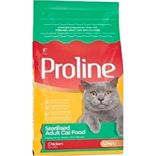 Proline Sterilized Cat Food with Chicken 1.2kg